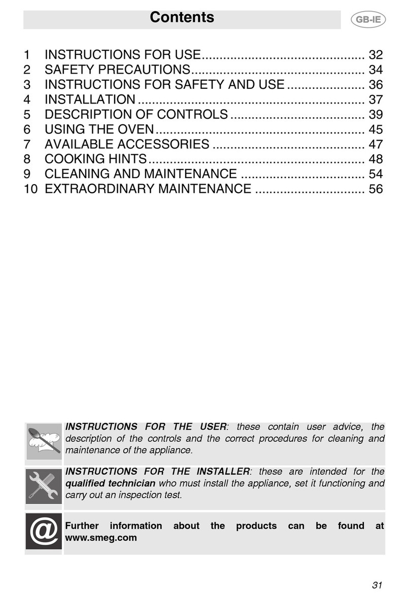 Smeg SE 995 manual