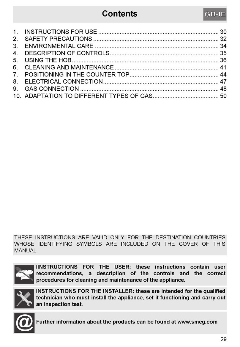 Smeg PV630N User manual