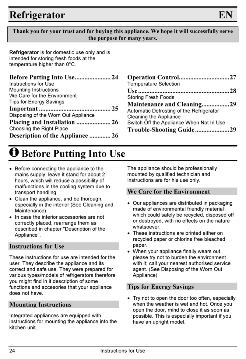 Smeg FL102A User manual