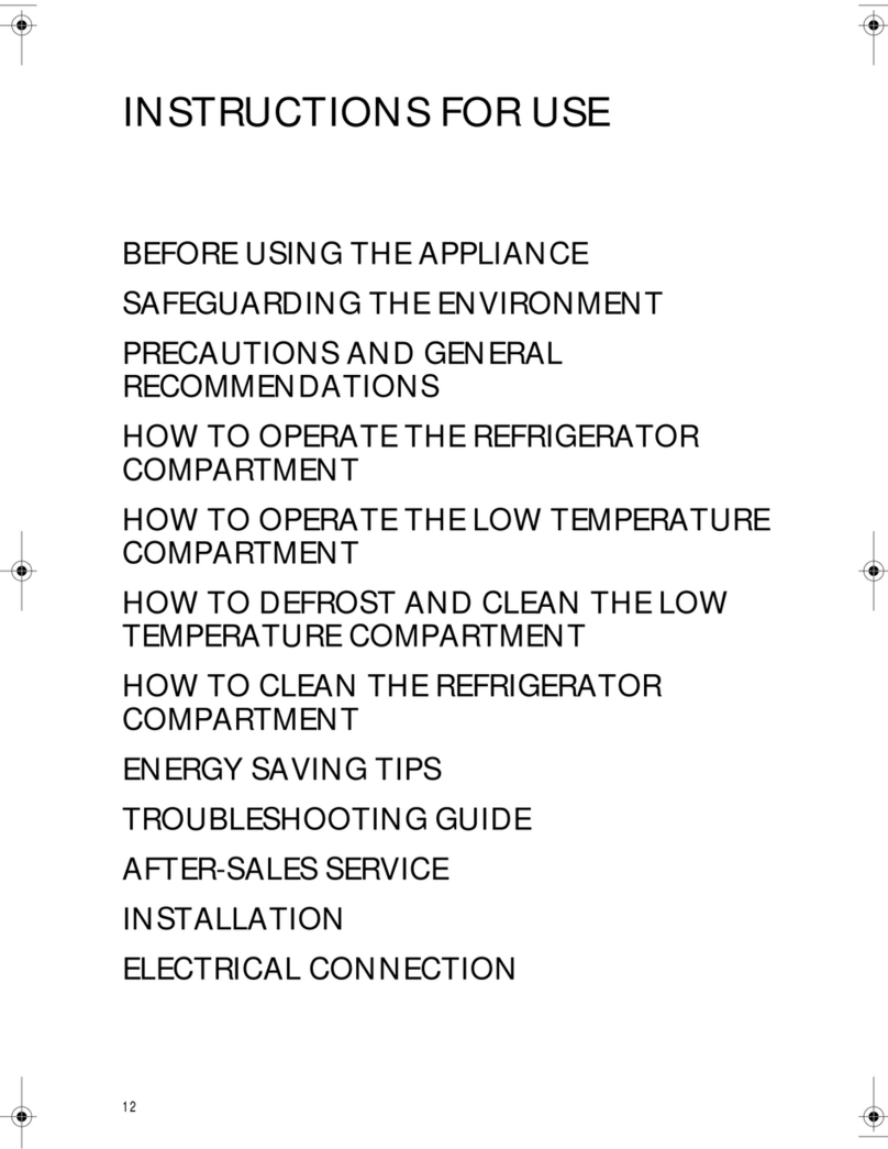 Smeg FR132A7 User manual