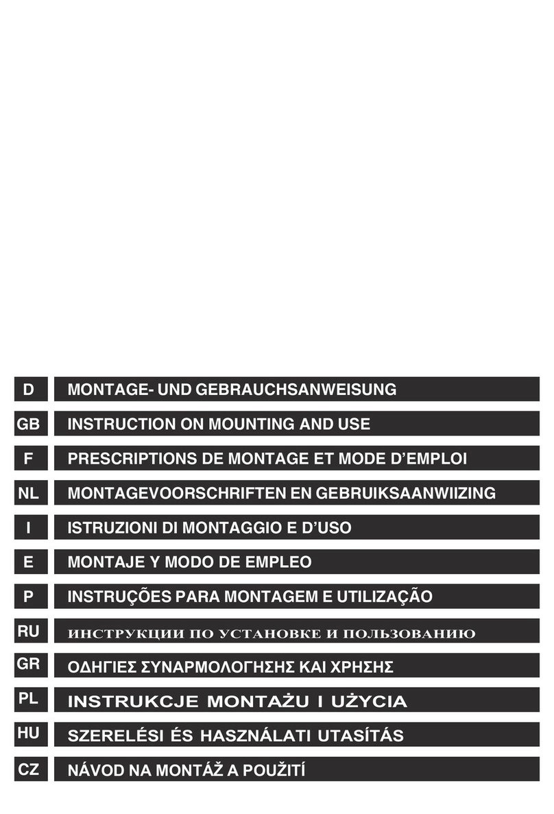 Smeg KSEIV960X - V05-03 Instruction on mounting and use