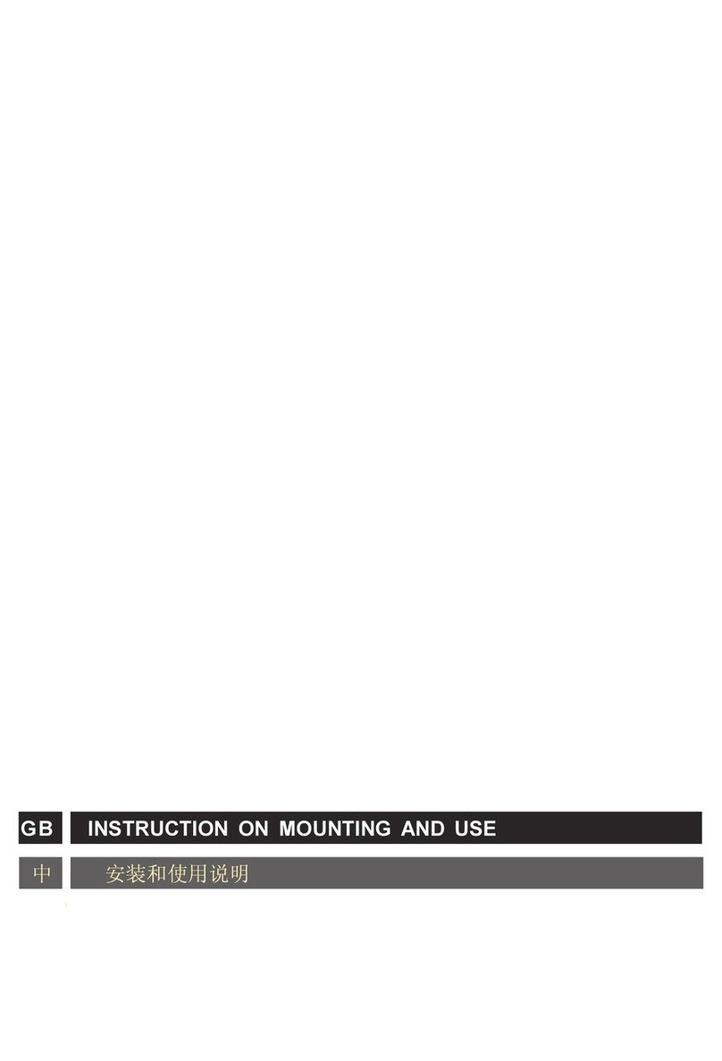 Smeg KESI120X Instruction on mounting and use