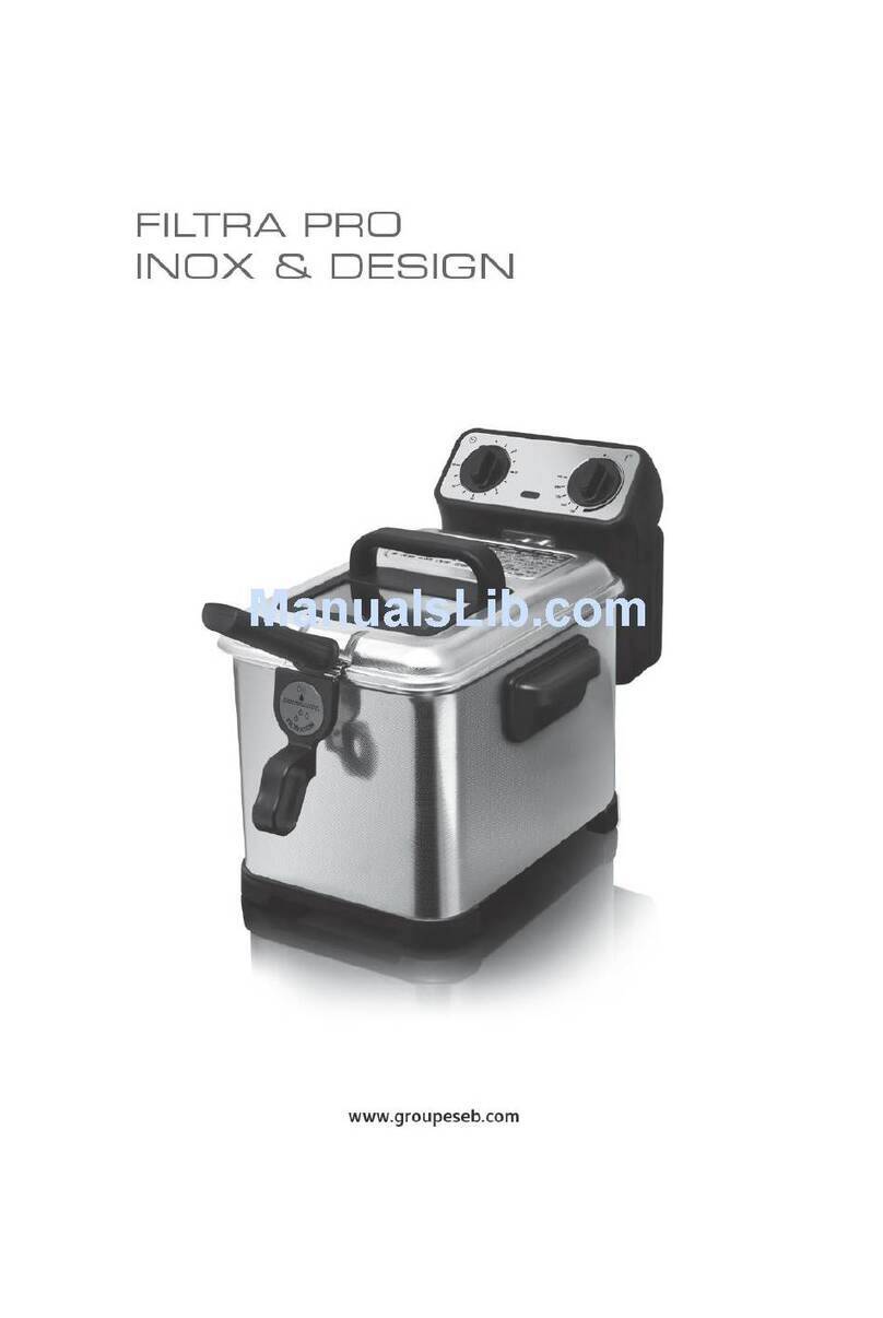 TEFAL FILTRA PRO INOX AND DESIGN User manual