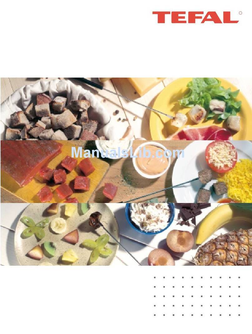 TEFAL FONDUE manual