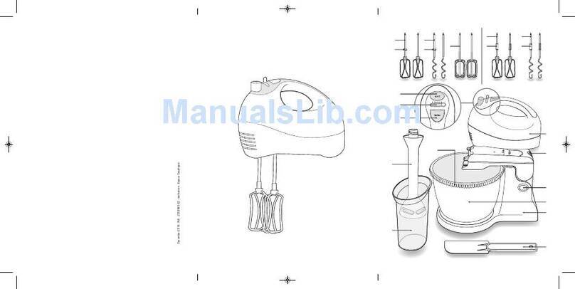 TEFAL HANDMIXER PREP LINE User manual