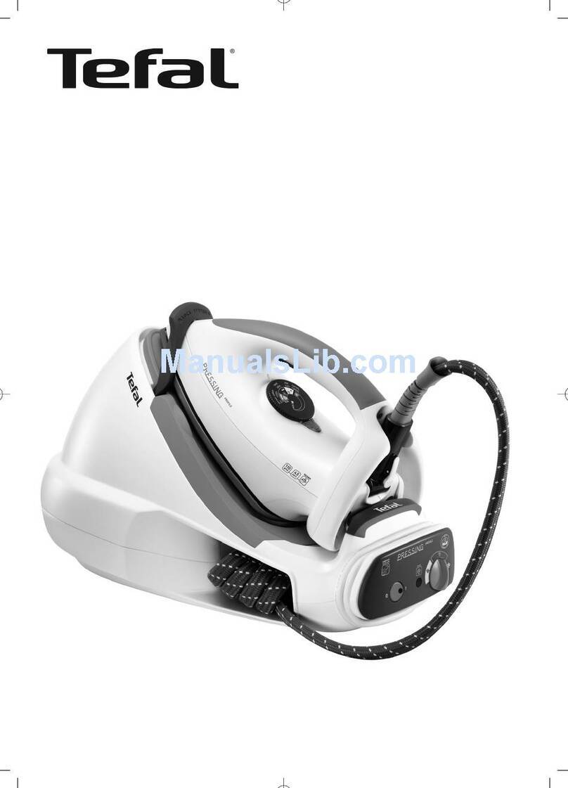 TEFAL GV6920 PRESSING PROFILE manual