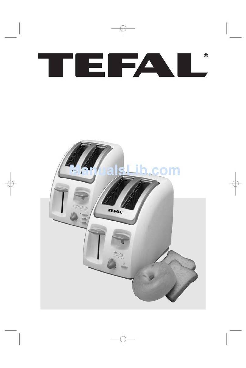 TEFAL AVANTI - VERSION 2002 manual