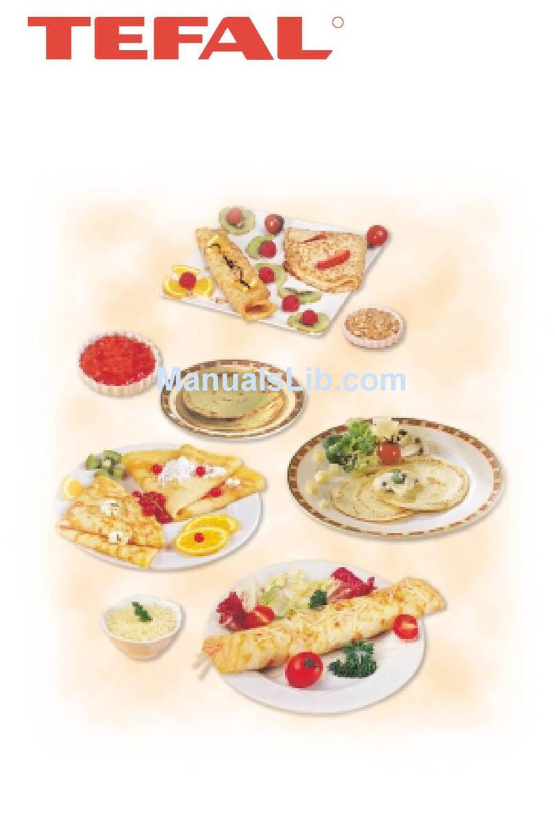TEFAL CREPE MAKER User manual