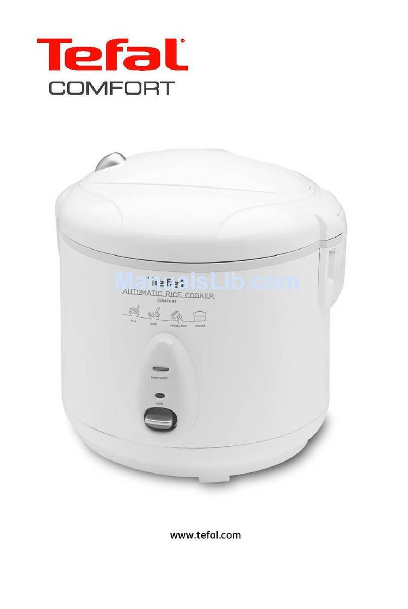TEFAL COMFORT - ELECTRIC FRYERS User manual
