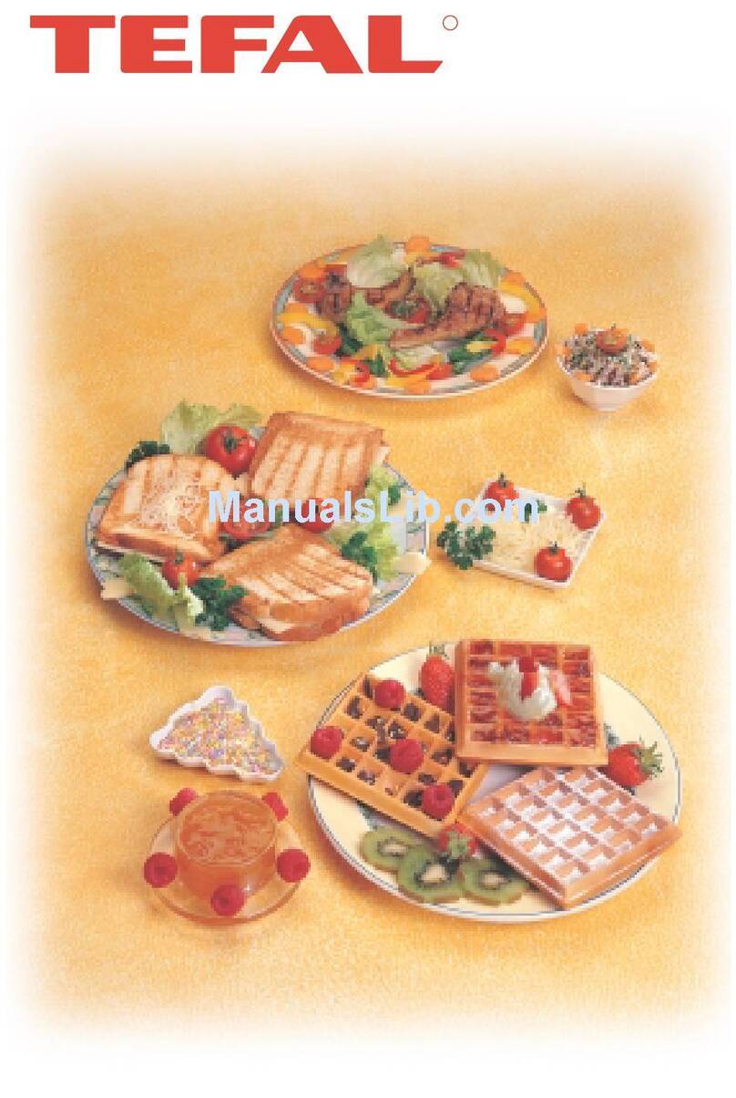TEFAL WAFFLE MAKERS manual