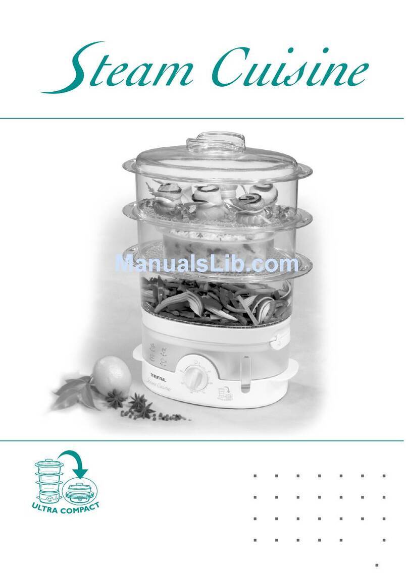 TEFAL VC1006 ULTRA COMPACT STEAMER Instructions for use