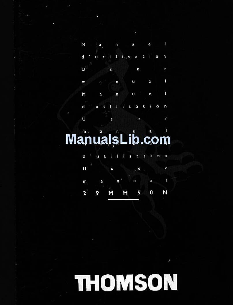 THOMSON 29MH50N User manual