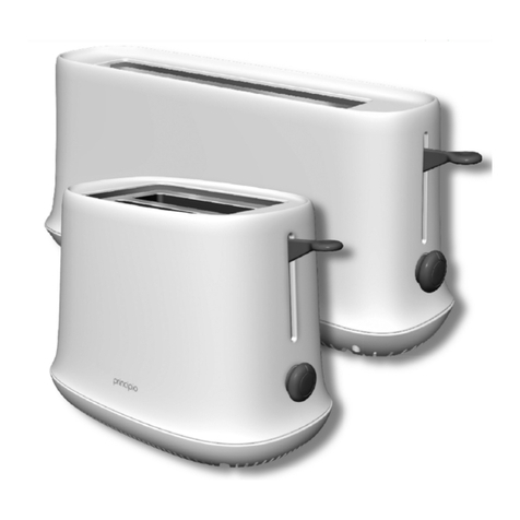 TEFAL PRINCIPIO - TOASTER user manual