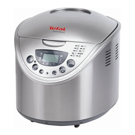 TEFAL OW3001 HOME BREAD BREADMAKER User manual