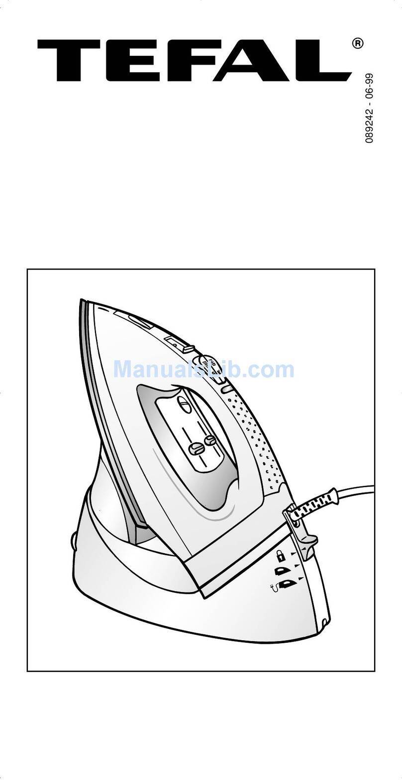 TEFAL ULTRAGLIDE CORDLESS 1690 User manual