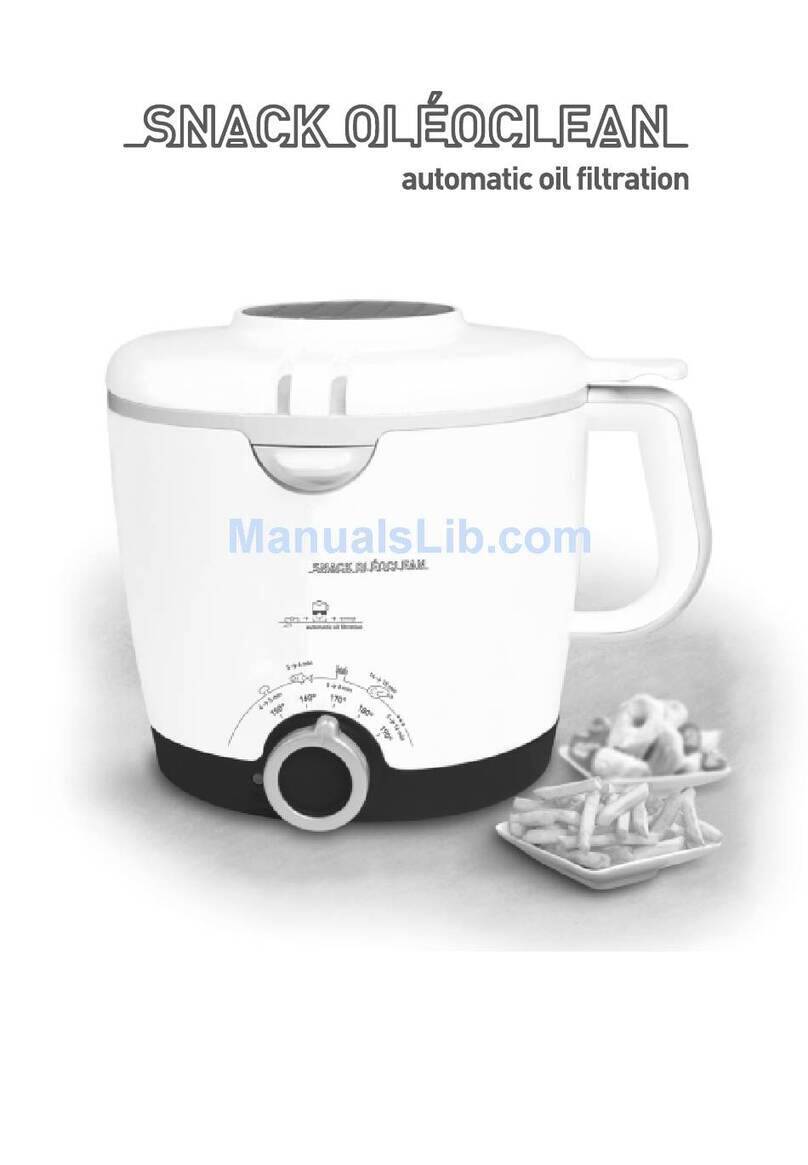 TEFAL SNACK OLEOCLEAN -  2 manual