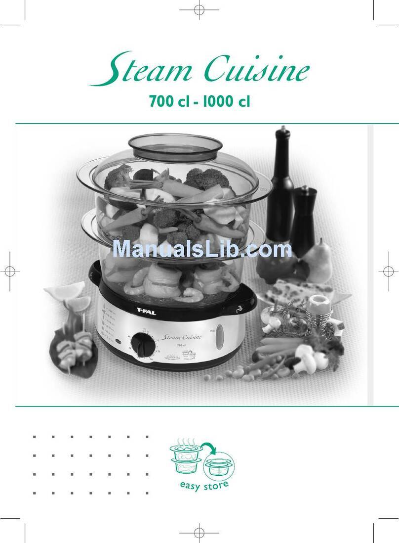 TEFAL STEAM CUISINE User manual