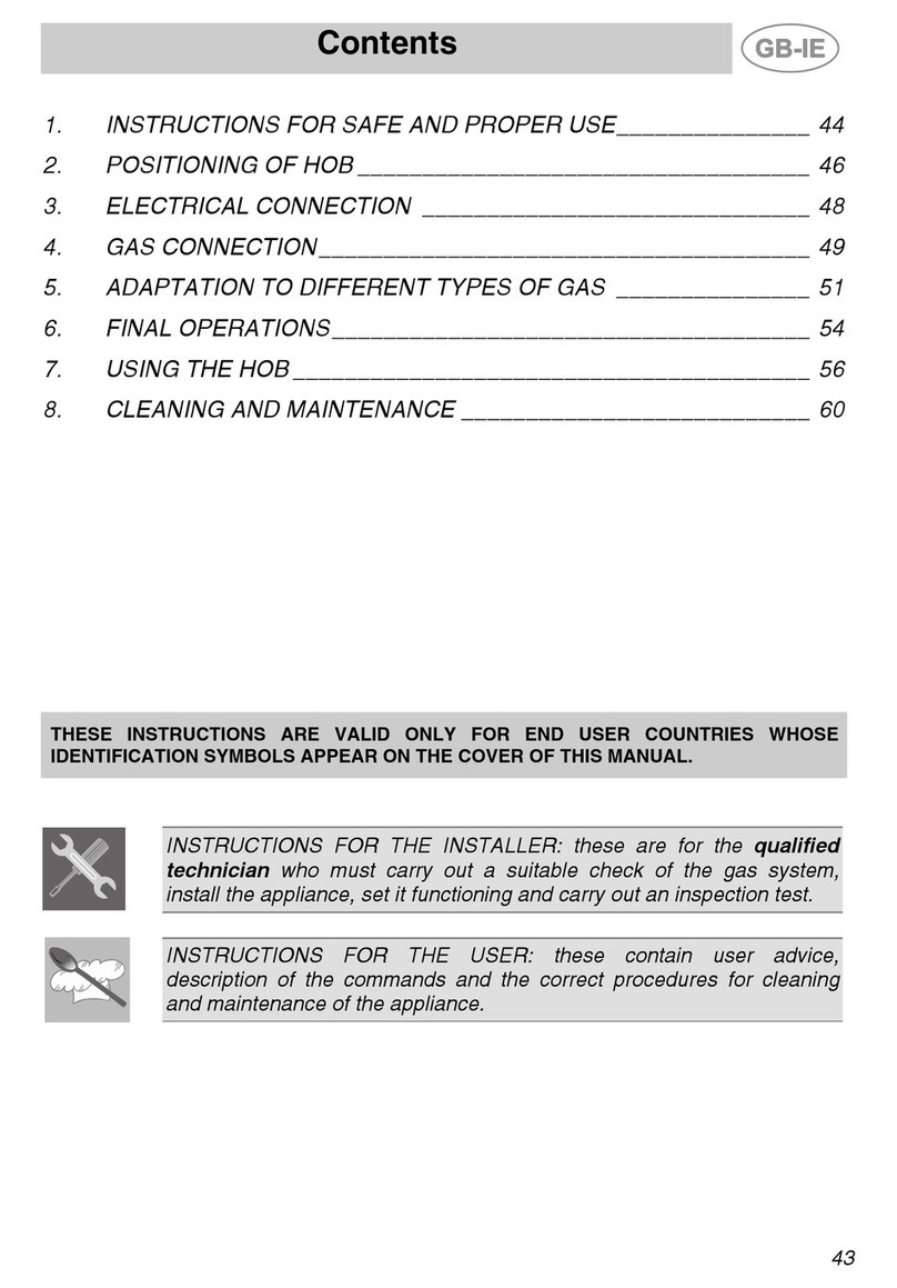 Smeg SRV596GK5 User manual