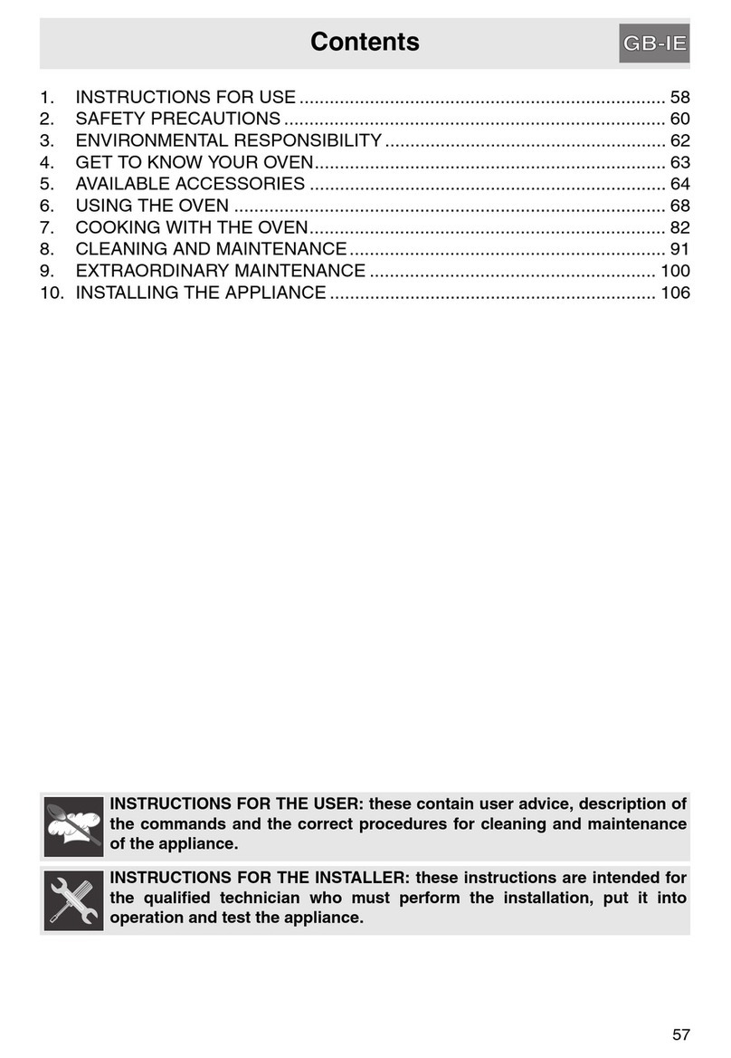 Smeg SCT109-8 User manual
