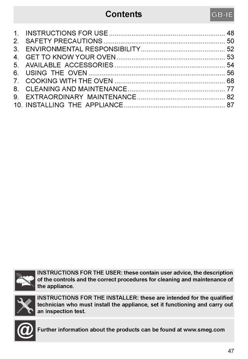 Smeg SCP496N-8 User manual