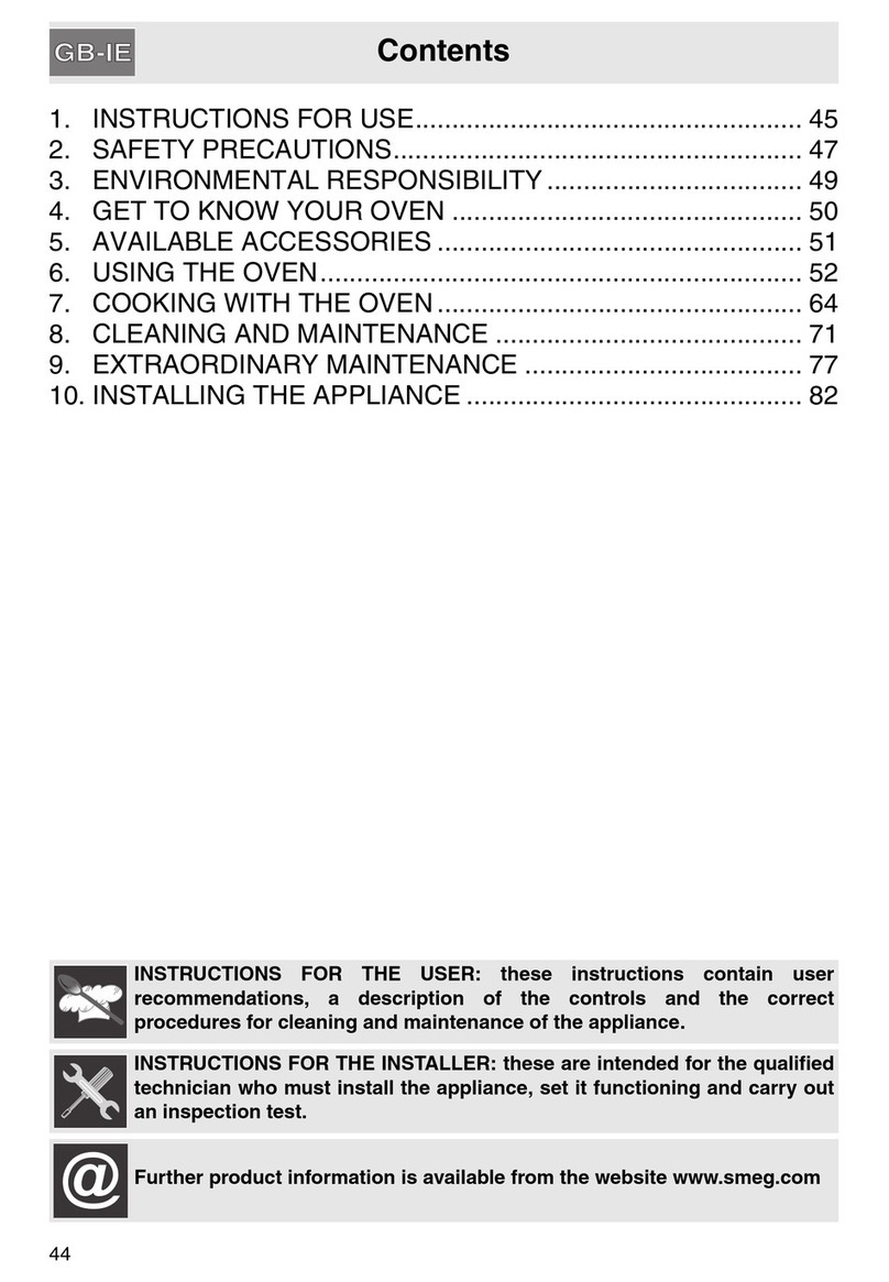 Smeg SCT105 User manual