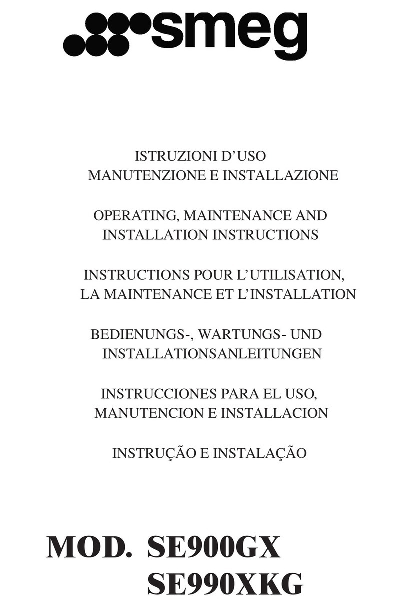 Smeg SE990XKG User manual