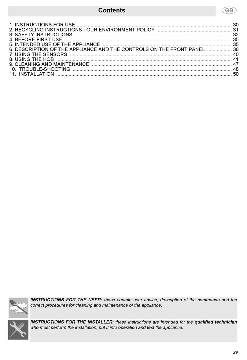 Smeg SE2842IDX User manual