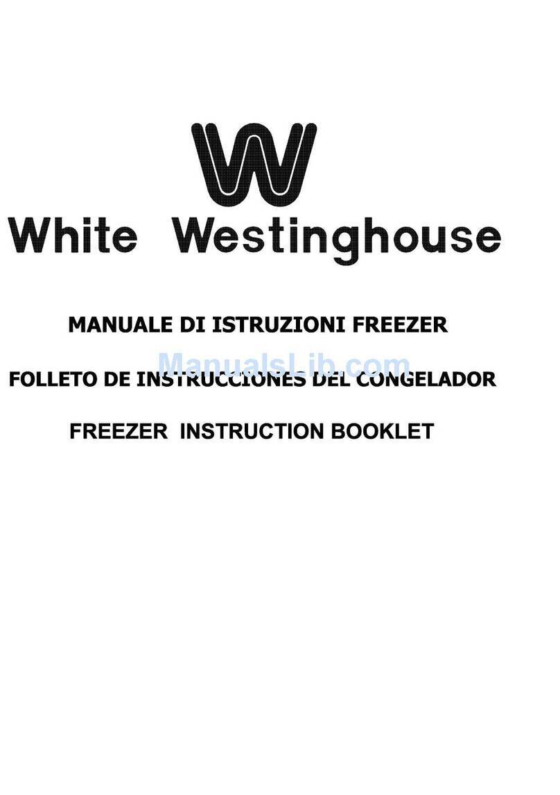 White-Westinghouse WCV210A Instruction booklet