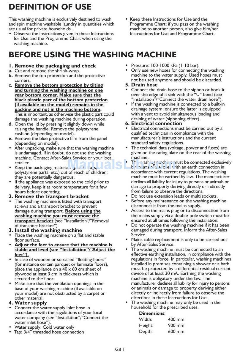 Smeg TLS86 User manual