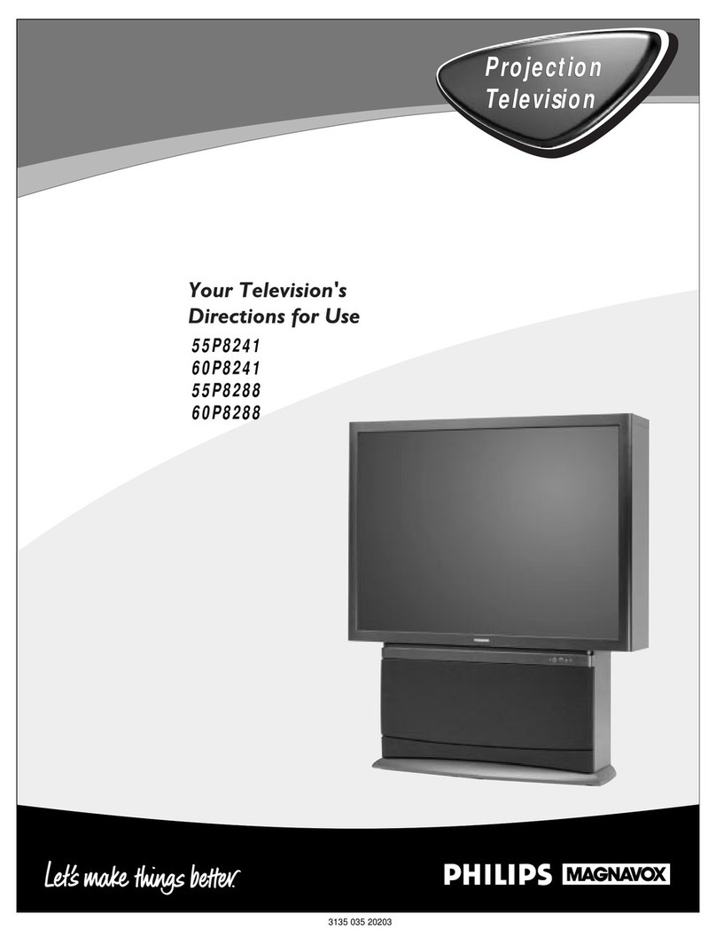 Philips Magnavox 55P8288 Manual