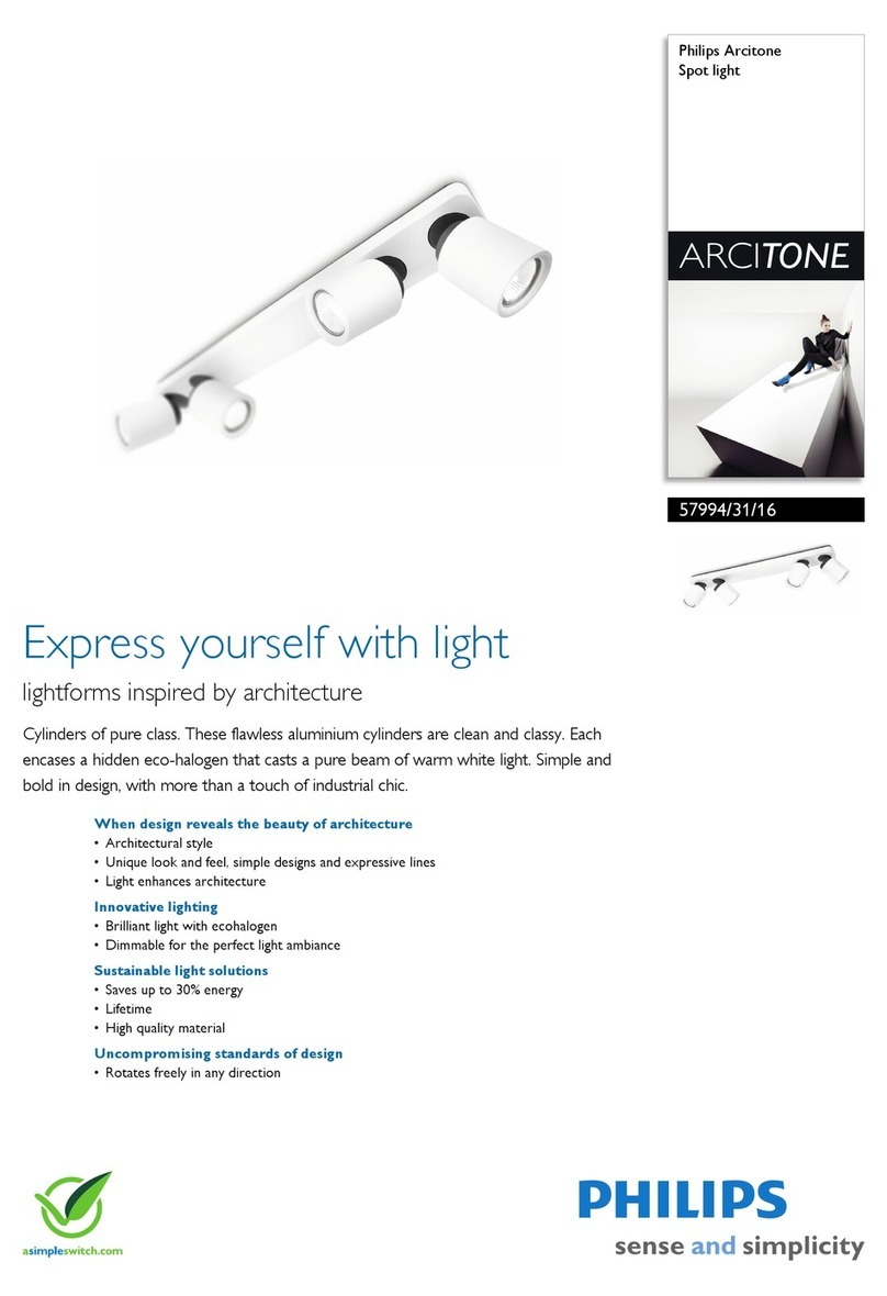 Philips Arcitone 57994/31/16 User manual Philips Arcitone 57994/31/16 User manual