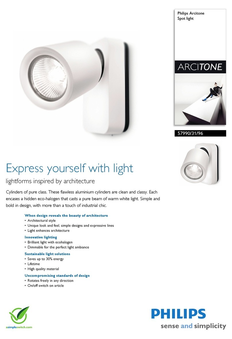 Philips ARCITONE 57990/31/96 Specification sheet