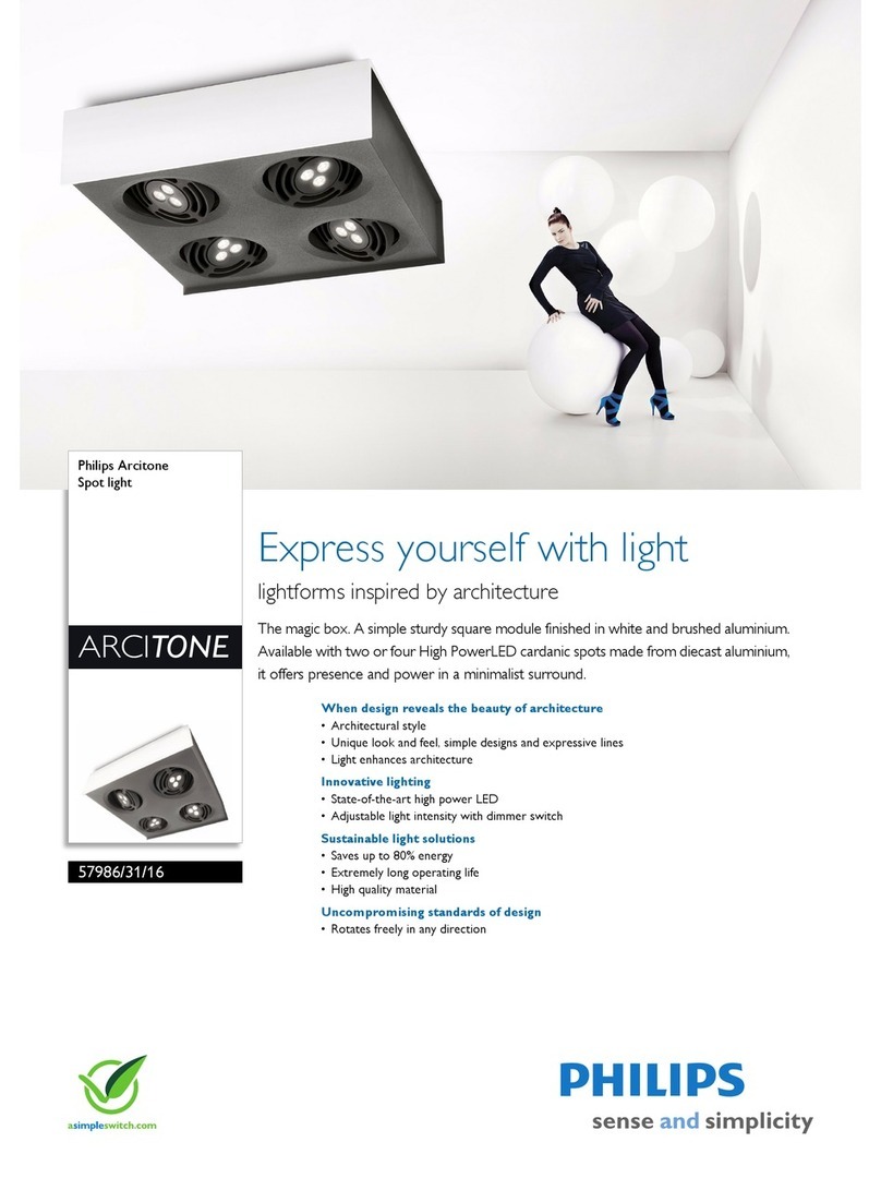 Philips Arcitone 57986/31/16 brochure Philips Arcitone 57986/31/16 brochure
