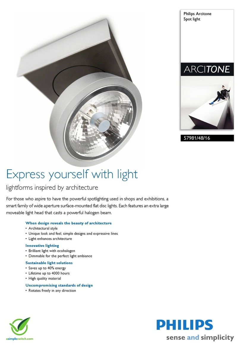 Philips ARCITONE 57981/48/16 User manual