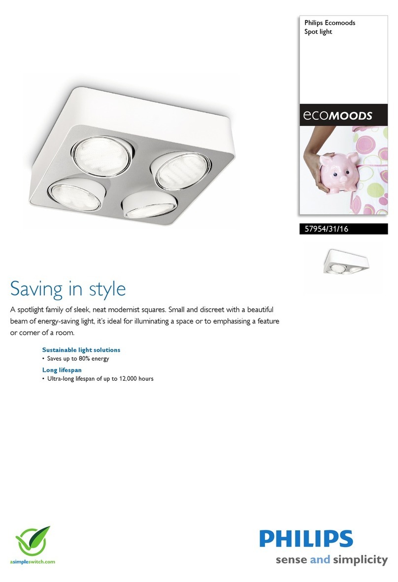 Philips ecoMOODS 57954/31/16 User manual Philips ecoMOODS 57954/31/16 User manual