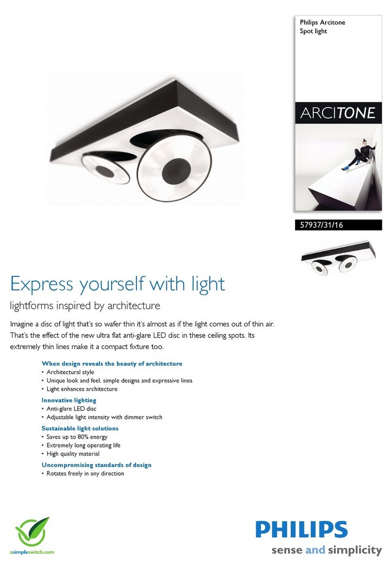 Philips ARCITONE 57937/31/16 User manual