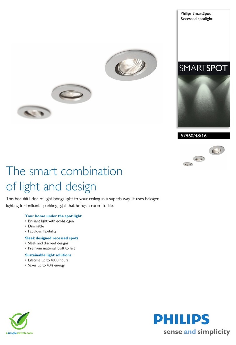 Philips SmartSpot 57960/48/16 User manual