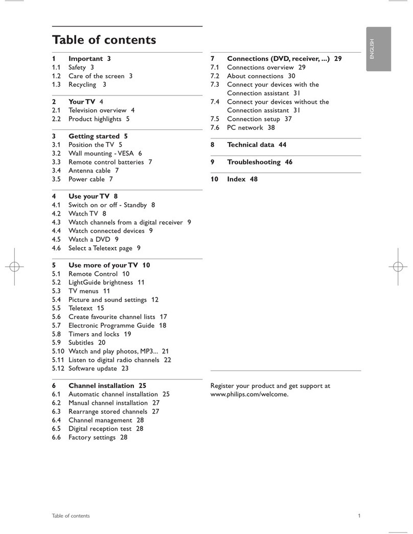Philips 42PFL9703D User manual