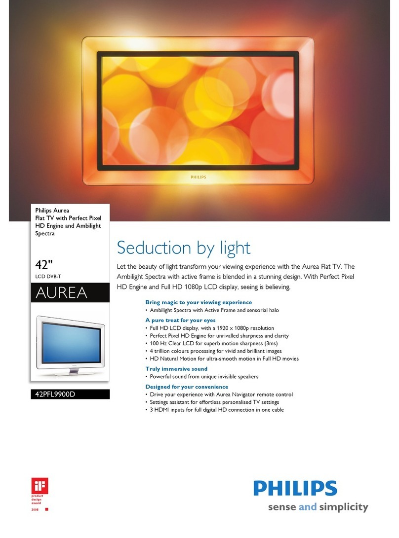 Philips 42PFL9900D User manual