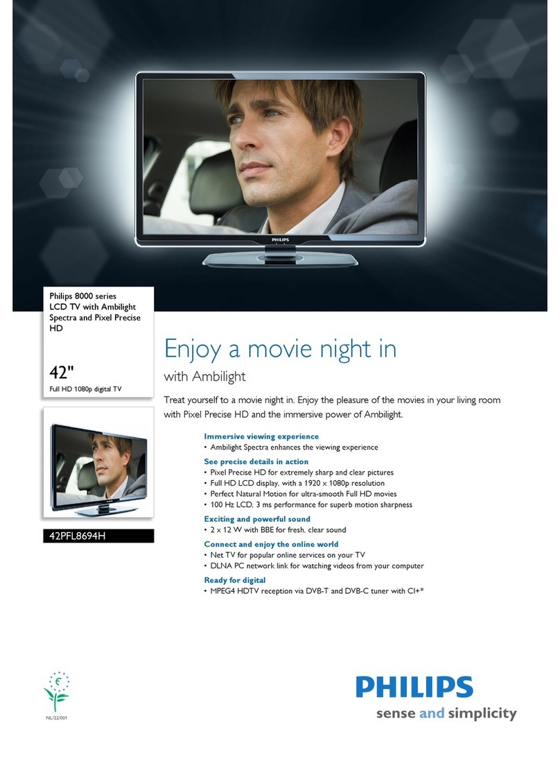 Philips 42PFL8694H brochure