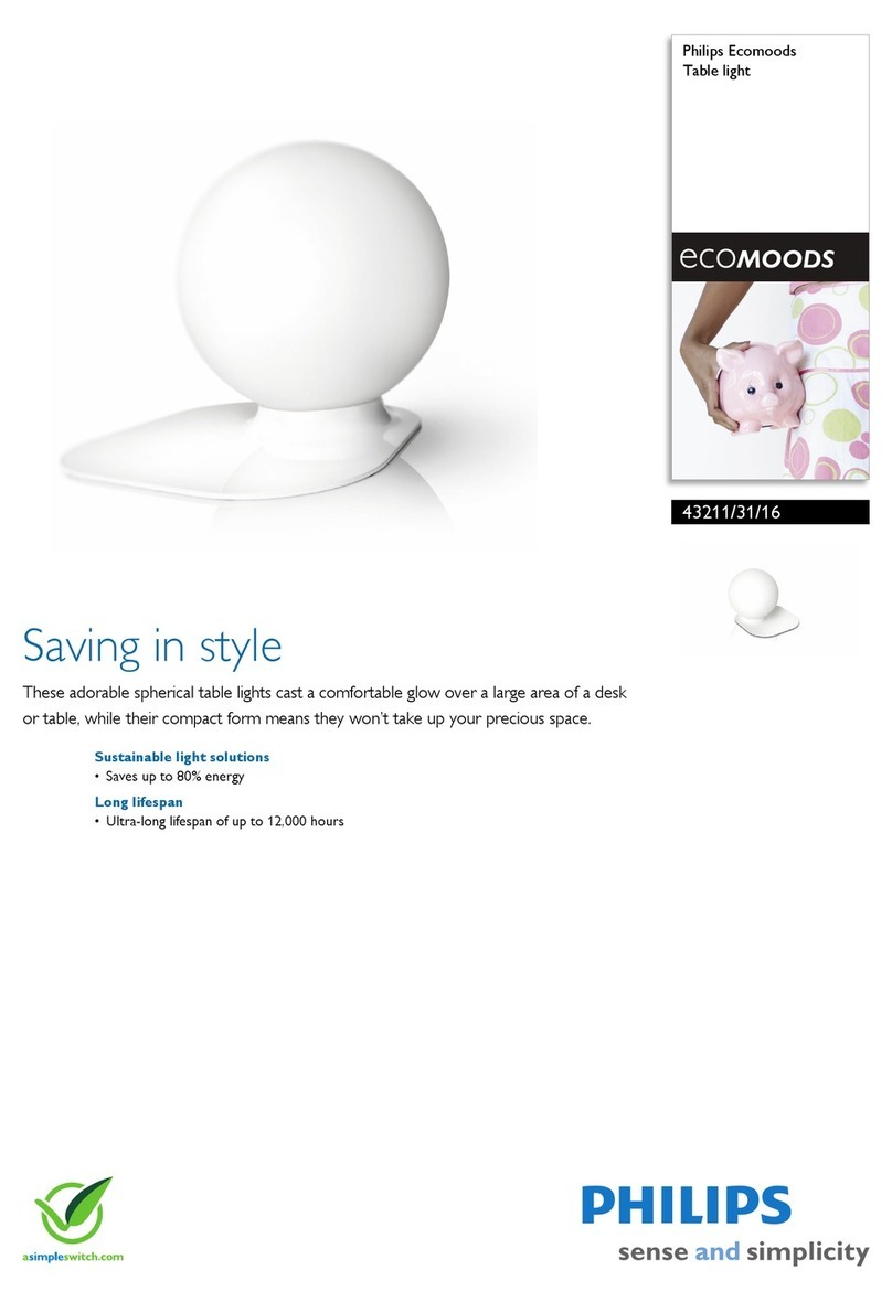 Philips ecoMOODS 43211/31/16 Specifications