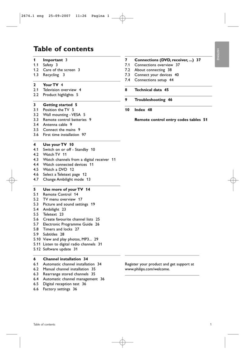 Philips 42PFL9900D User manual