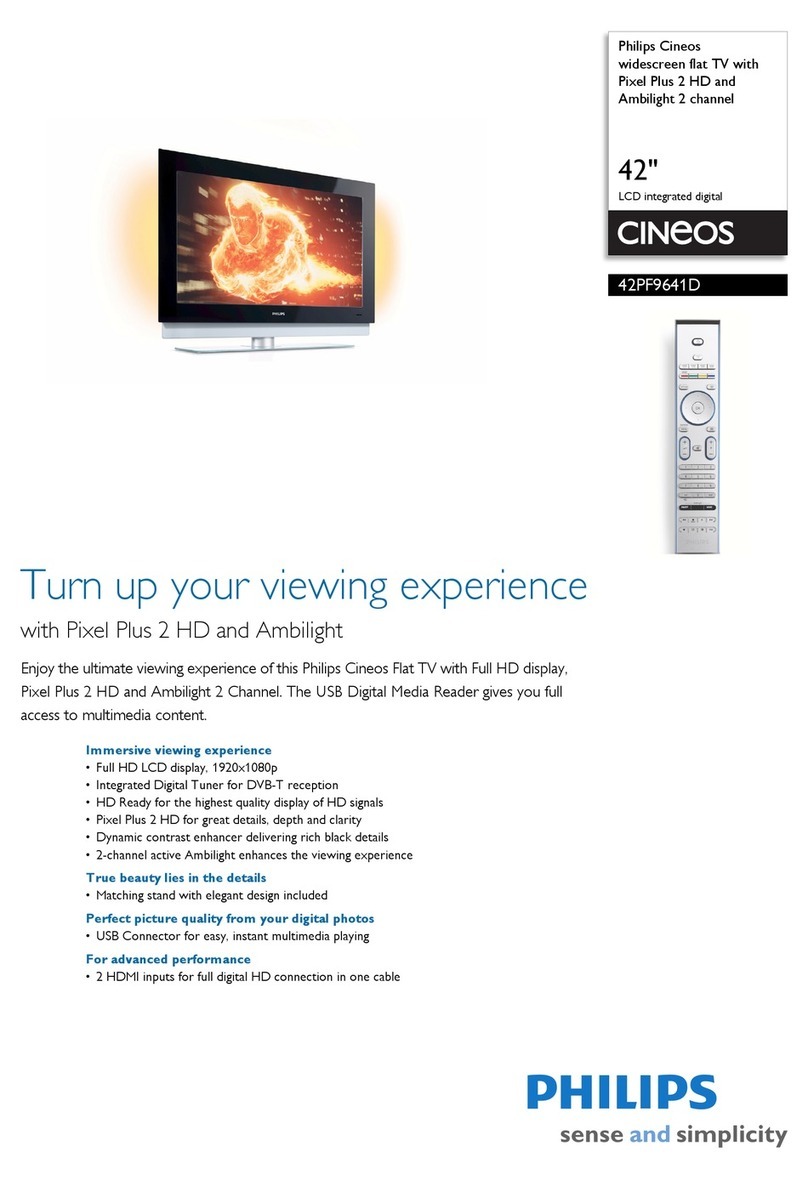 Philips Cineos 42PF9641D User manual