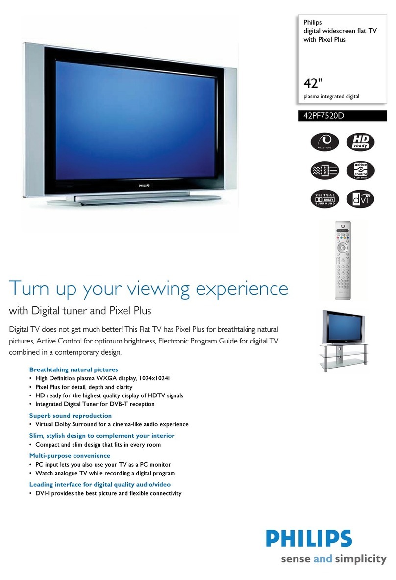Philips 42PF7520D User manual