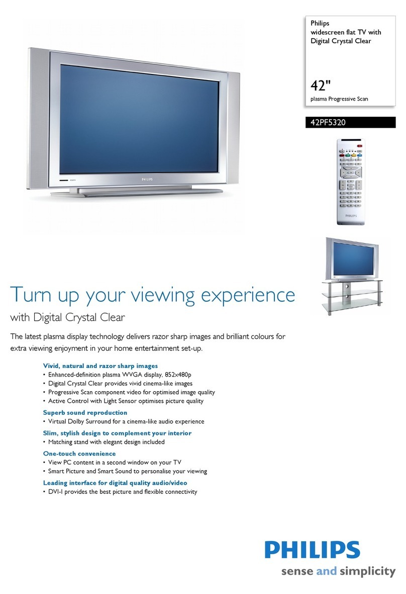 Philips 42PF5320 Specifications