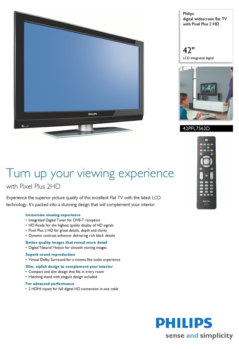 Philips 42PFL7562D - annexe 1 brochure