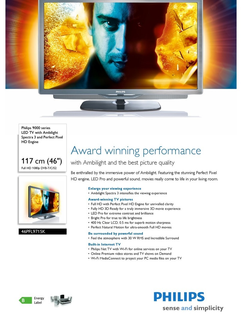 Philips 46PFL9715K User manual