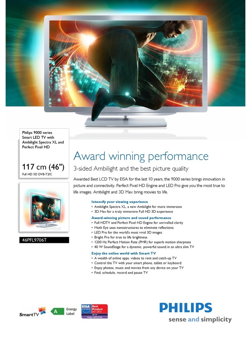 Philips 46PFL9706T User manual
