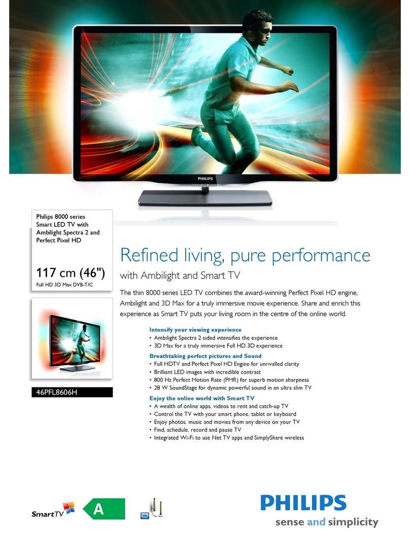 Philips 46PFL8606H User manual