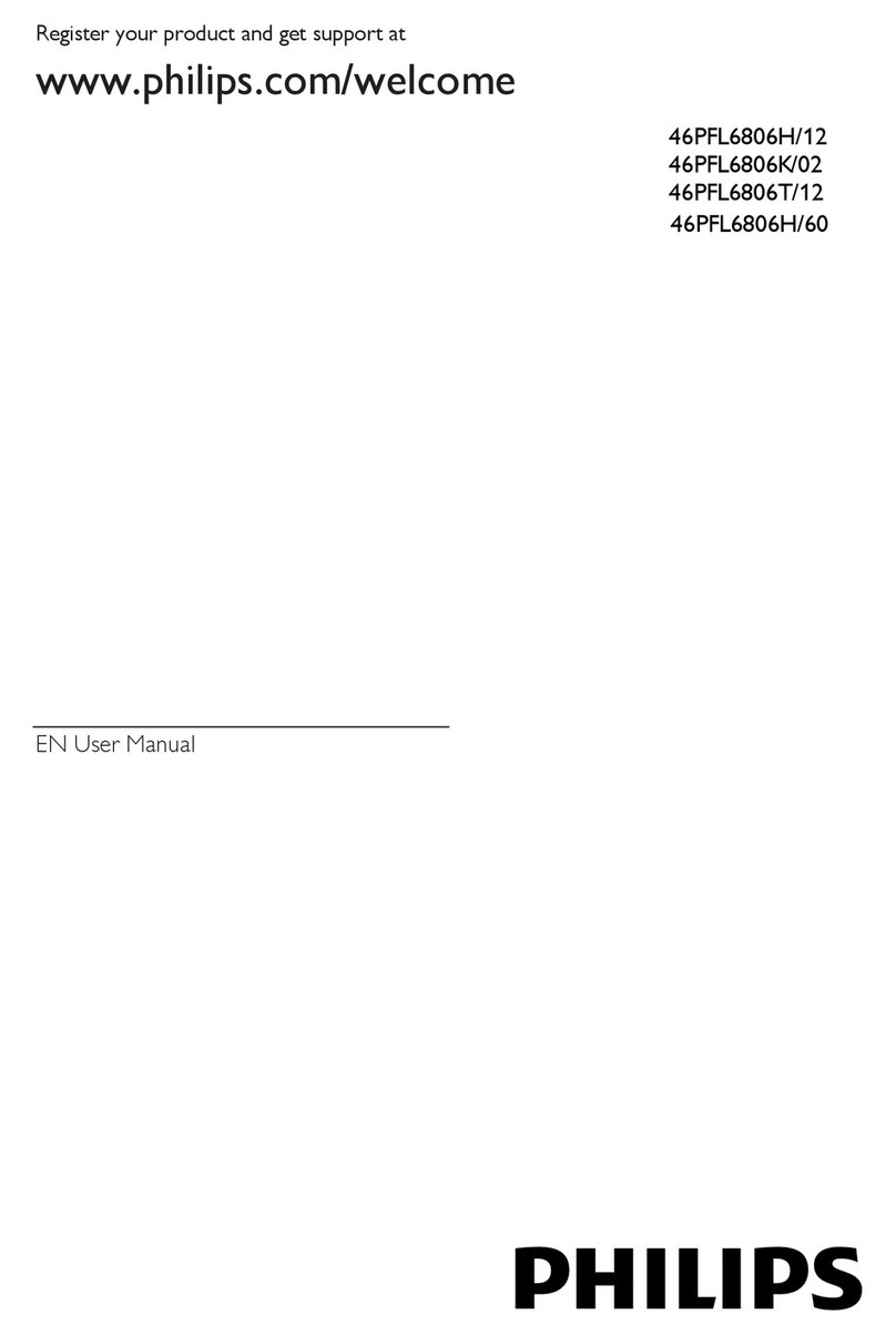 Philips Econova 46PFL6806K User manual